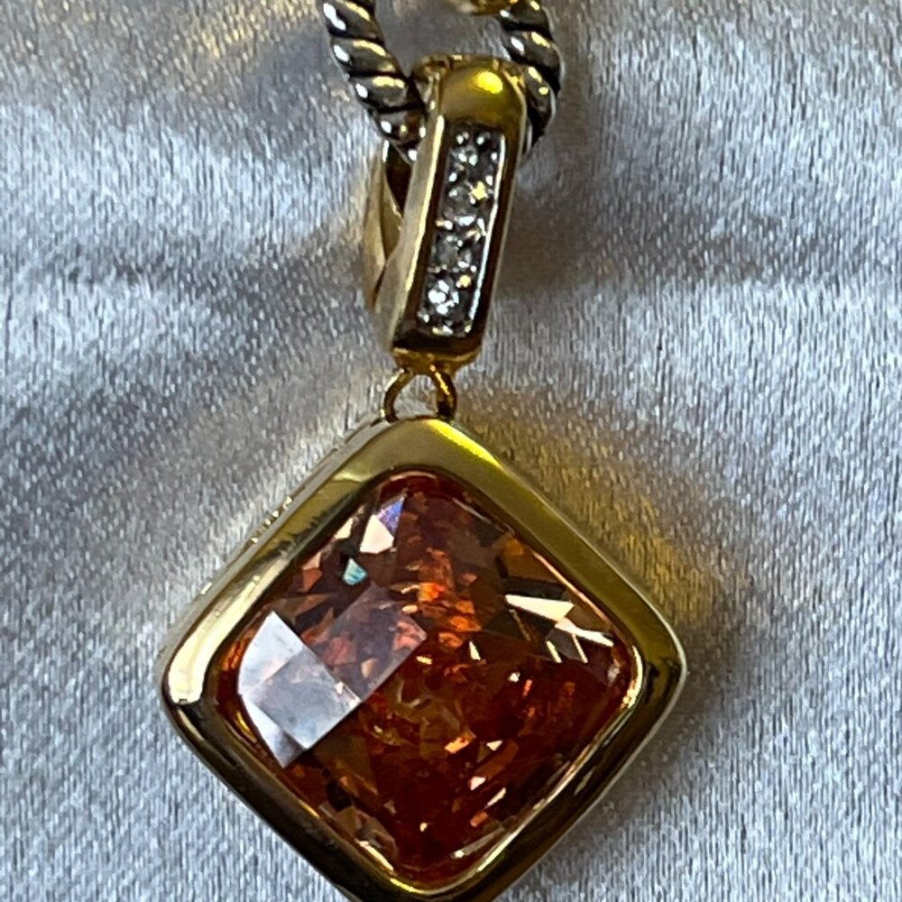 Premier Designs “First Class” Necklace – Reversible Pendant - Nickel Free - Picture 4 of 15